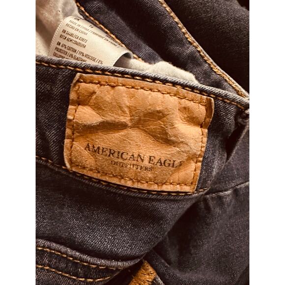 American Eagle Outfitters Women's AEO Denim Jegging Jeans Stretchy Size 12 - Picture 8 of 8